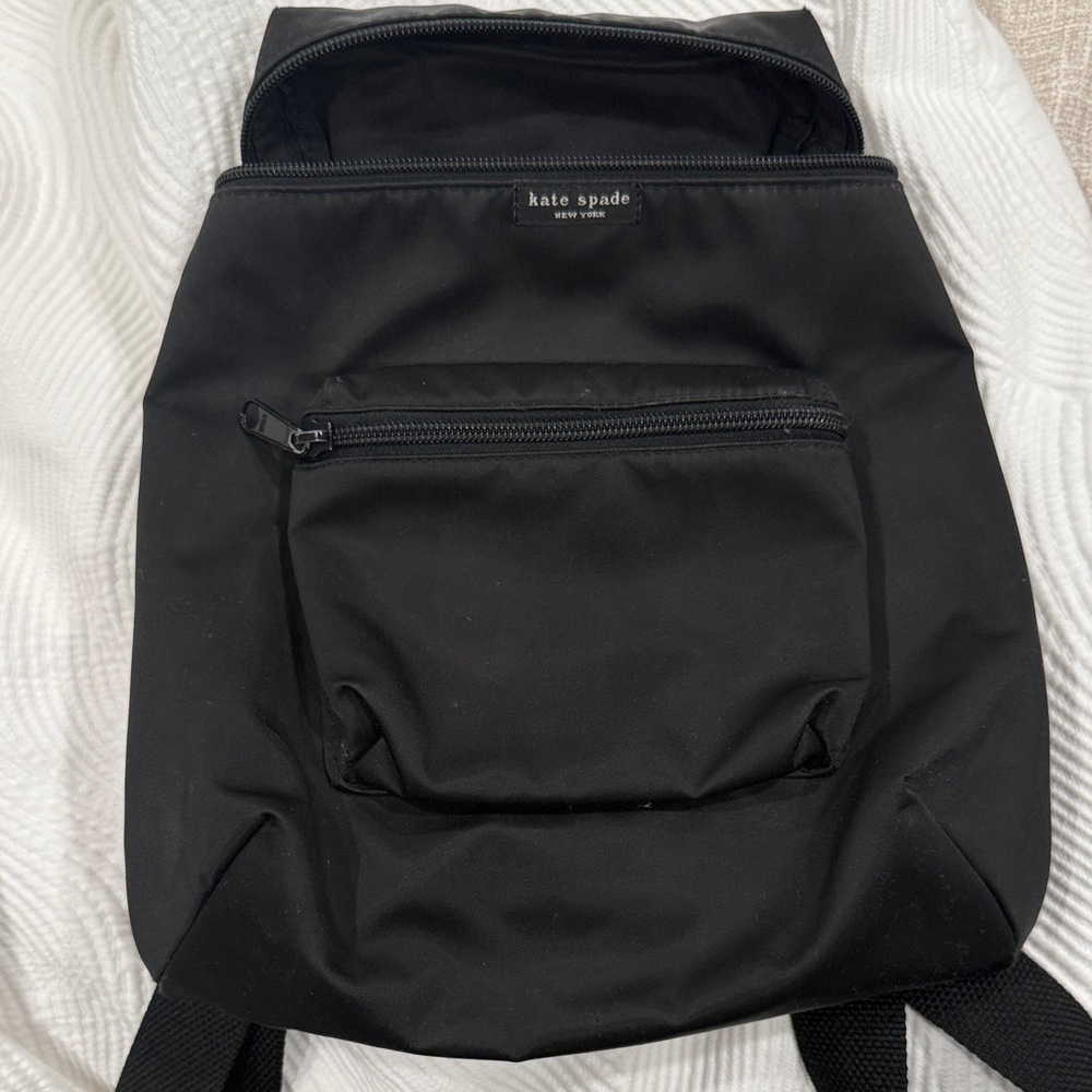 Vintage 90’s/2000’s Kate Spade New York Black Nylon Backpack